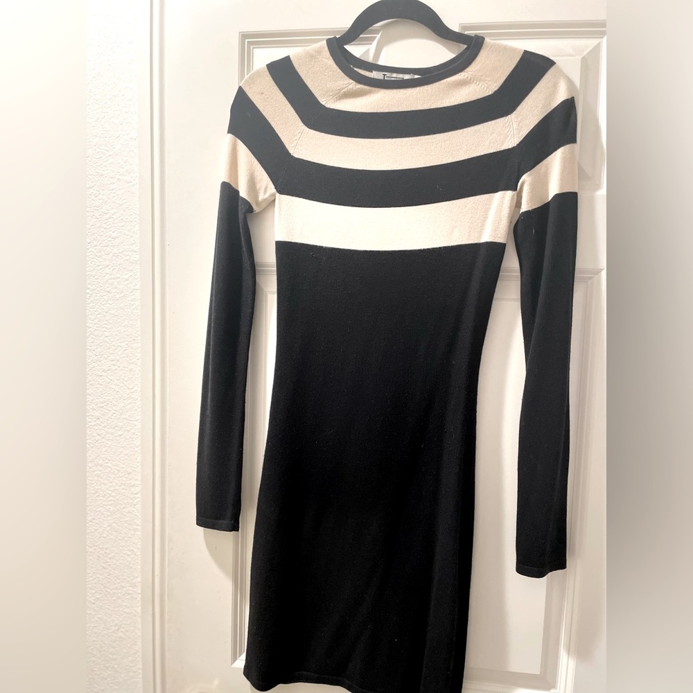 T by Alexander Wang Cotton Long Sleeve Dress